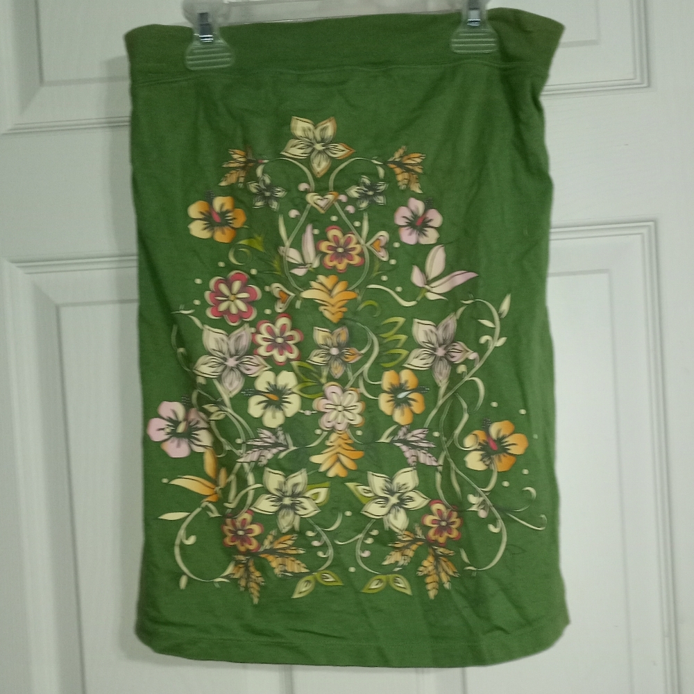 Green tube top